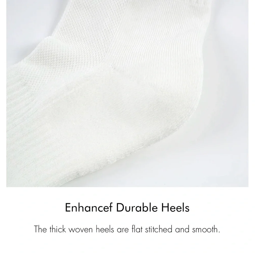 JELENEW‎ Cotton Training Socks White Women’s M Cycling Athletic NWT